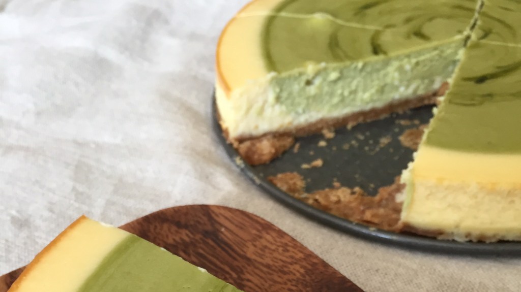 Matcha Swirl Cheesecake